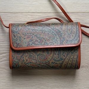 Vintage Paisley Crossbody Bag